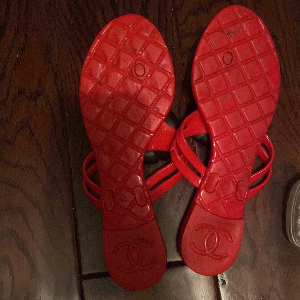 Chanel Camelia Sandals View 2